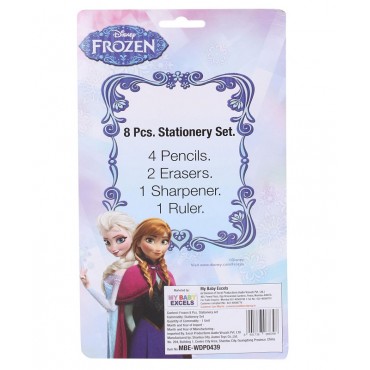 Disney Frozen 8 pcs Stationery Set, Blue